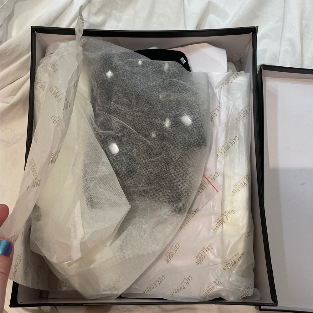 •CAPE ROBBIN• “Reesy” Chunky Sole Rhinestone Gem Sock Boot/Sneakers >> NIB - Picture 12 of 16